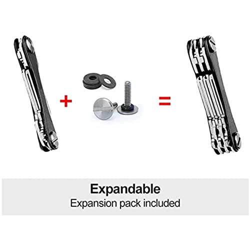 Premium Compact Key Organizer for Up to 12 Keys - Black - Image 4