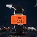 Tyenaza Breath Alcohol Tester, Black Portable Sensitive High Accuracy Air Blowing Alcohol Tester with 5 Mouthpieces, for Personal & Professional Use
