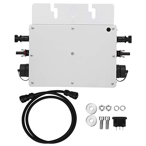 Micro Solar Inverter, 600W DC22-50V Pure Sine Wave Inverter IP65 Waterproof Panel MPPT Grid Solar Power Inverter, for RV, Home Car, etc(110V)