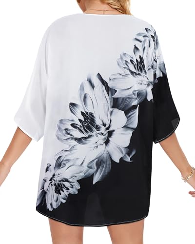 Image of Swimsuit Coverups for Women Sarong Beach Bikini Wrap Sheer Short Skirt Chiffon Scarf for Swimwear