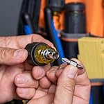 Klein Tools 32561 Multi-Bit Screwdriver / Nut Driver, 6-in-1 Stubby Screwdriver with 2 Phillips, 2 Slotted, 2 Nut Drivers - Image 5