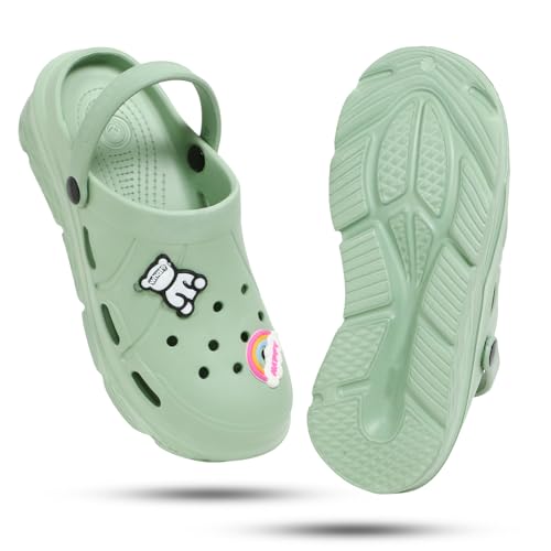 Doctor Walk Womens Classic Casual Clogs/Sandals with Adjustable Back Strap for Adult | Comfortable & Light Weight | Stylish & Anti-Skid (DW-0704) (Green-08) (B0CXDKVH99) Amazon Price History, Amazon Price Tracker