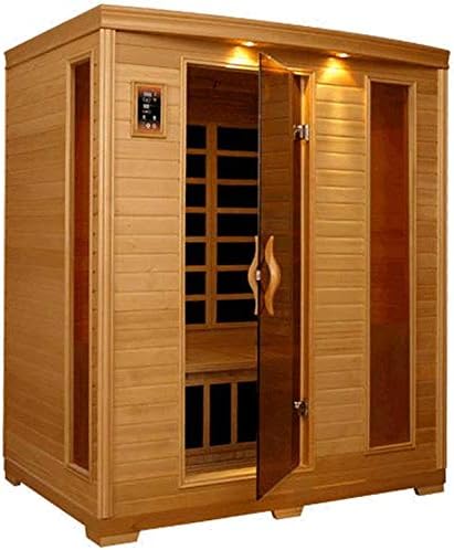 DYNAMIC SAUNAS AMZ-GDI-64-44-01 Luxury 3 Low EMF FAR Infrared Sauna
