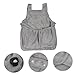 Mikikit Dog Sling Cat Carrier Apron Bag Comfortable Pet Holding Apron for and Grooming Reduces Shedding and Scratches for Cats and Small Dogs