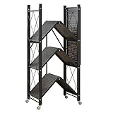 ● Assemble to be a storage shelf in your kitchen, bathroom, office,holding the books, seasoning, toiletries, makeup, sealing food, etc.
