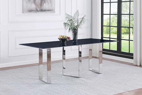 Coaster Home Furnishings Desden 79-Inch Rectangular Sintered Stone Dining Table Grey
