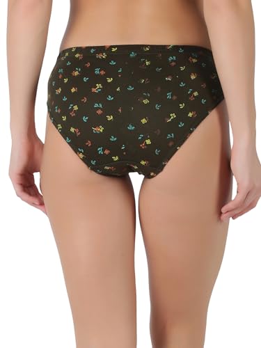 Image of Dollar Lehar Super Combed Cotton Women's Printed Hipster Panty - Actual Print May Vary