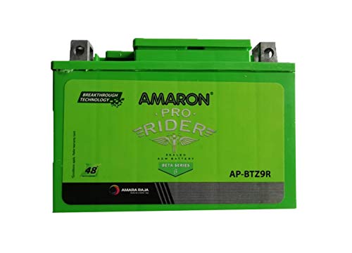 Image of Amaron AP-BTZ9R Bike Battery (Green 12 Volt)