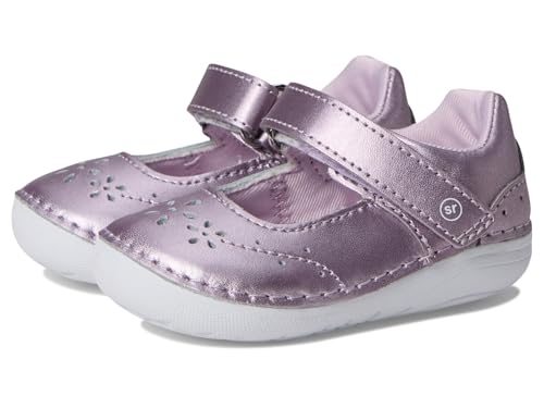Stride Rite Baby SM Faye Sneaker, Purple, 3 Wide US Unisex Infant