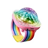 [COVANK]【7色変化】ミニディスコライトブレスレット 車載＆パーティー2Way対応 USB充電式 吸盤付きポータブルLED 瞬時空間変容 コンパクト収納 ウェディング 大人向けディスコグッズ 家庭用 車用 全年齢対応