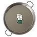TU TENDENCIA ÚNICA Paellera de Acero Pulido de 46 cm para 12 Raciones. Asas de Acero Inoxidable. Antiadherente. Ideal para Paellas