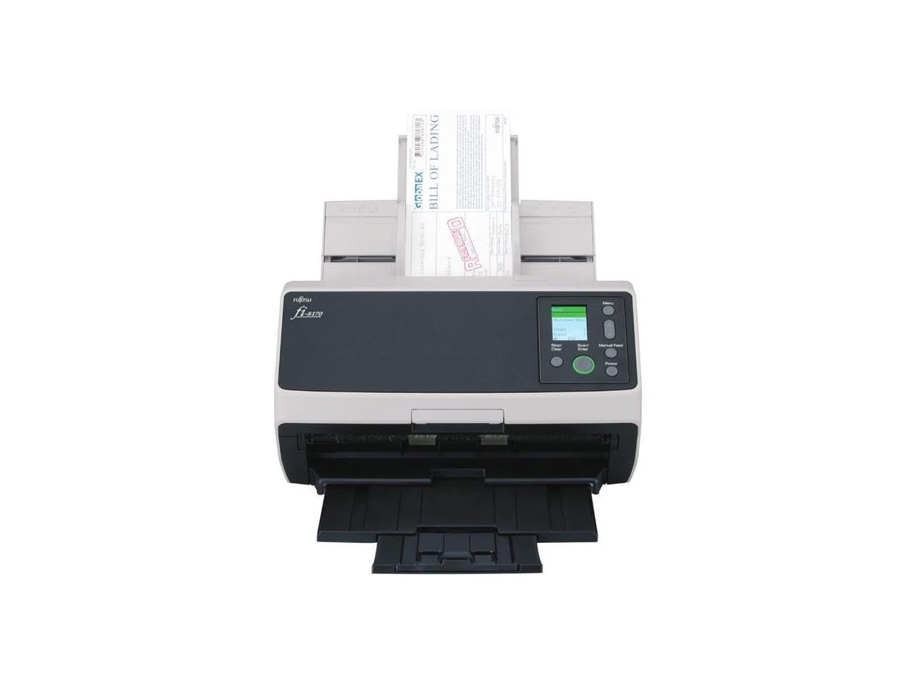 Ricoh fi-8170 High-Speed Document Scanner – 600 dpi Optical Resolution, ADF & Manual Feed, Duplex Scanning, TAA Compliant, Heavy-Duty Office Scanner for Government & Business Use (Renewed)