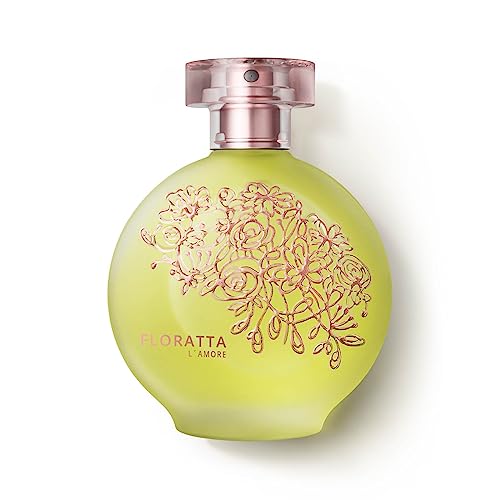 O Boticário Floratta L'Amore Eau de Toilette EDT, Perfume Para Mujer | Fragancia Cítrico Floral Albaricoque y Bergamota 75 ml