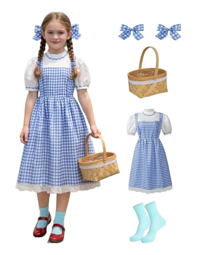 Disfraz de libro para niñas con accesorios de Dorothy miniatura 1