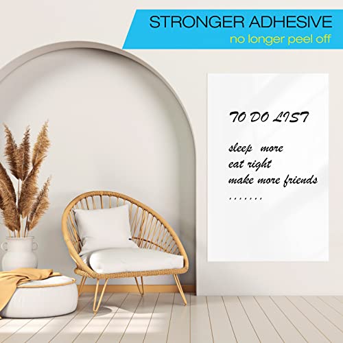 Satinior 4 X 8 Ft Dry Erase Whiteboard White Board Stickers Whiteboard Wallpaper Dry Erase Peel And Stick Wallpaper With 17 Dry Erase Markers 6 Erase 2 Wallpaper Smoothing Tool 1 Scissor For Office #TOP6