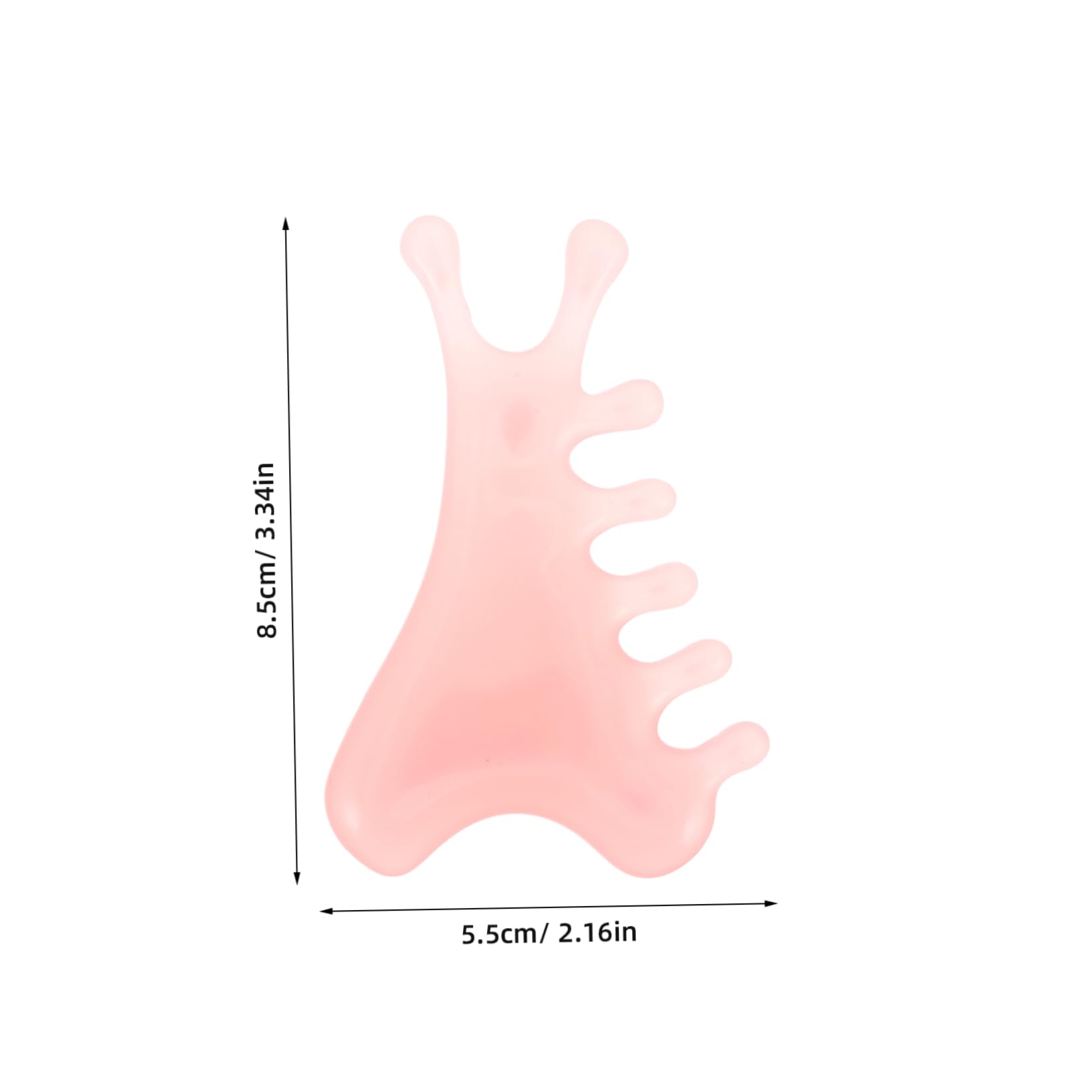 FOMIYES 2Pcs Wide Tooth Scalp Comb with Fish Tail Design for Head Neck and Eye Relaxation Portable Brush for Men and Facial Scraping Tool for Dandruff