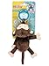 Nuby Natural Flex Cherry Pacifier with Snoozie Combo Set, Monkey, 0-6 Months