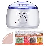 Einfach zu bedienen: Wax Warmer ist leicht zu reinigen, zu zerlegen und herumzutragen. Wenn der Topf nach dem Einschalten weniger als eine Minute lang nicht mehr heizt, ist dies normal, da der Topf die Wachsbohnen mit Abwärme schmilzt, um zu verhindern, dass die Temperatur zu hoch wird. Es wird sich nach einer Minute weiter erwärmen und so weiter.