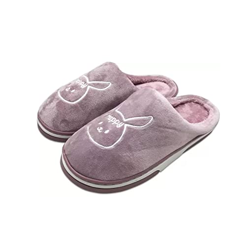 Image of INFISPACE Unisex Warm Plum Closed Toe Indoor Clog House Slippers