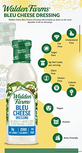 Walden Farms Bleu Cheese Dressing - Calorie-Free, Gluten-Free, - Import It  All