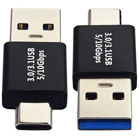 Leehitech Adaptador USB C a USB3.0 OTG Conversor (2 Pack) Cover