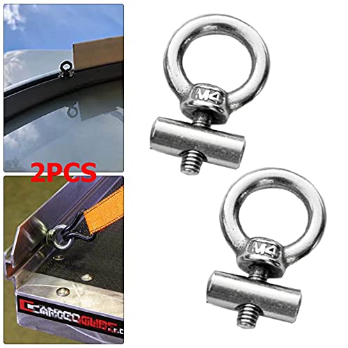 Xinxiu Lot de 2 arrêts de rail d'auvent robustes - Kit de fixation multi-usage pour camping-car - En acier inoxydable Cover