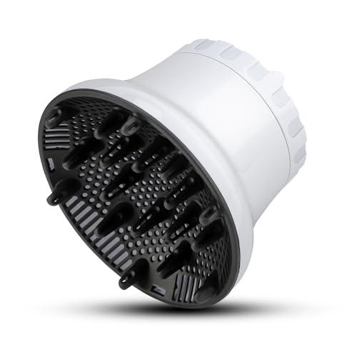 Image of Segbeauty Universal Curly Hair Diffuser, Blow Dryer Diffuser for Wavy Natural Hair, Profession Hair Diffuser Attachment for Dryer Hairdressing Styling Tool Quick Dry Adjustable 1.65-3.15 Inch Nozzle