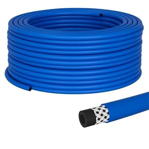 Lumonic 100m Druckluftschlauch I 13mm I flexibel, abriebfest und gewebeverstärkt I Druckluft & Bewässerung I Wasserschlauch I PVC Schlauch bis 20 bar