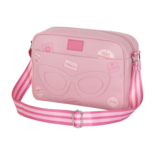 Sac à bandoulière Barbie Travel rose 34 x 23 cm pour fille
