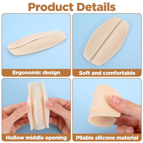 IANFAN 16 Pcs Bra Strap Pads, Silicone Bra Strap Cushion Non-Slip Shoulder Pads Bras Straps Holders for Slipping Shoulder Protectors Pad for Women - Thumbnail 3
