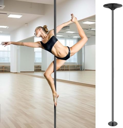 Adjustable Removable Steel Dance Pole for Home Gym & Club – Professional Fitness Training Equipment for Dance & Performance, Easy Install, Portable, Durable