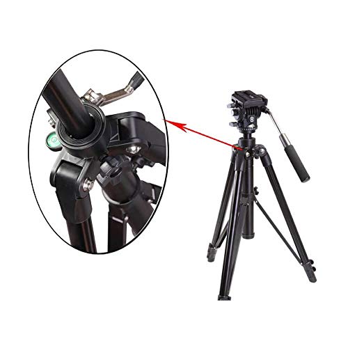 Tripé Profissional Kingjoy VT-1800 com Cabeça Hidráulica Panorâmica até 7Kg