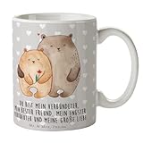 Mr. & Mrs. Panda Tasse Bären Liebe - Geschenk, Kaffeetasse, Kaffeebecher, Liebesgeschenk, Umarmen, Teetasse, Ehemann, Geschenk Tasse, Verlobt,