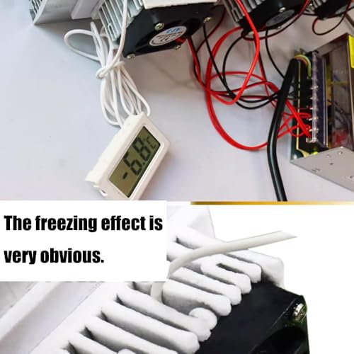 Image of DIY Thermoelectric Cooler Kit with Dual Heatsinks and Radiator Fan for Mini Fridge, Pet House AC, Cooling System Projects (TEC1-12706 Compatible, Peltier Not Included)