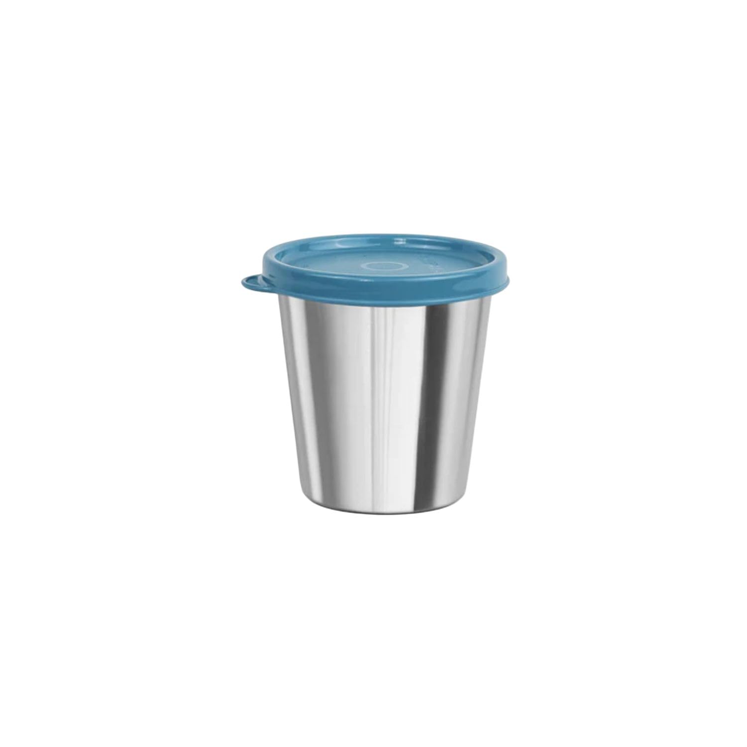 SignoraWare Bitsy Stainless Steel Container/Tumbler | Airtight & Leakproof | Microwave Safe | Compact, Durable & Stylish Storage | Ideal for School, Office & Outdoor Use (225ml | EBlue)-image-4