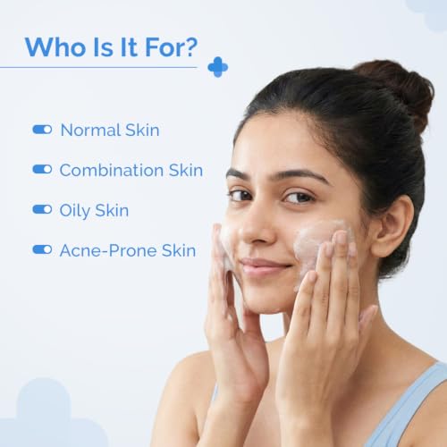 Image of The Derma Co 2% Sali-Cinamide Anti-Acne Face Wash | With 2% Salicylic Acid & 2% Niacinamide I Treats Active Acne & Fades Marks I For Oily & Combination Skin I Power of 2 Actives | For Men & Women | 200 ml