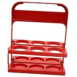 BESTonZON Bierregal Bierkorb Barversorgung Weinhalter Faltkorb Für Weinflaschen Kaffee Bier Flaschenhalter Ktv-bierregal Getränkelieferant Trinken Bierregalträger Saft Glas Abs Faltbar