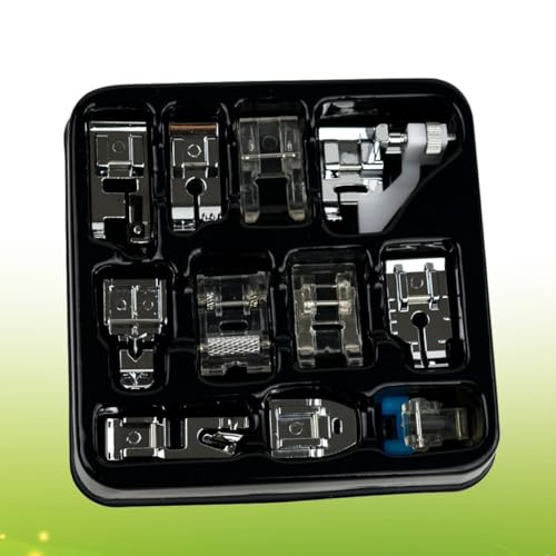 Accessoires pour machine à coudre avec pieds presseurs interchangeables - 7