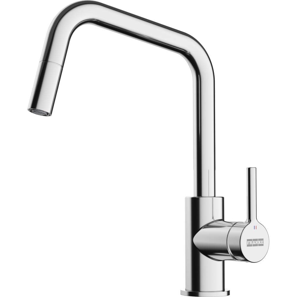 Franke Lina U 115.0728.476 - Grifo de cocina cromado con boquilla