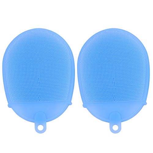 Brosses de bain silicone Healvian pour un rituel bien-être sous la douche