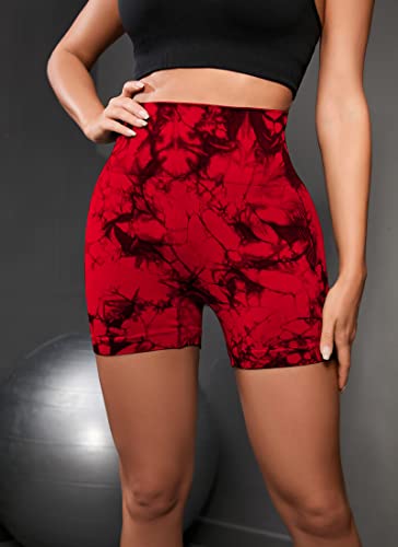 Image of OVESPORT Workout Shorts for Women Scrunch Butt Lifting High Waisted Yoga Gym Seamless Booty Biker Shorts