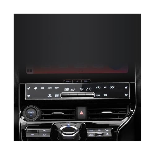 Verre trempé Toyota BZ4X 2022 film protection écran GPS console tactile HD