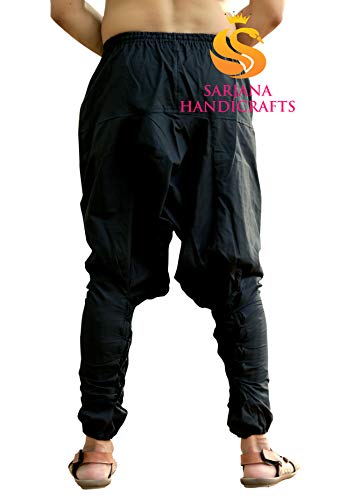 SARJANA HANDICRAFTS Mens Womens Cotton Churidar Pockets Harem Pants Yoga Pajama Ethnic Trouser4