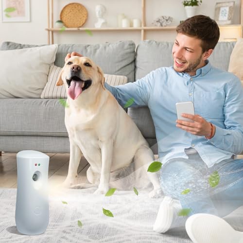 (4-Pack) Automatic Fragrance Dispenser,Automatic Air Freshener Spray Dispenser,Free Standing or Wall Mounted for Home, Indoor, Bathrooms, Offices, Hotels and Commercial Places (White) - Image 5