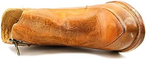 Bed|Stu Isla Womens Leather Boots, Tan Rustic White Bfs, Size 6 | Image 4