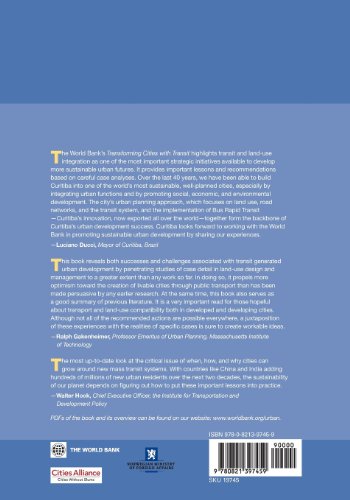 Transforming Cities with Transit: Transit and Land-Use Integration for Sustainable Urban Development