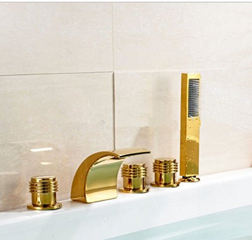 Robinet de baignoire avec douchette et mitigeur moderne Gowe - 2