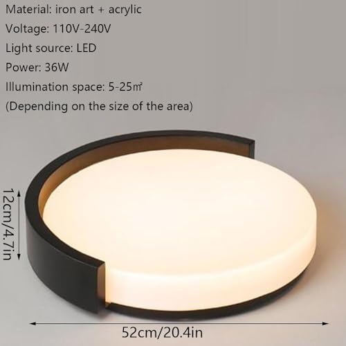 Lámpara de techo ajustable de tres colores con brillo LED para comedor 5