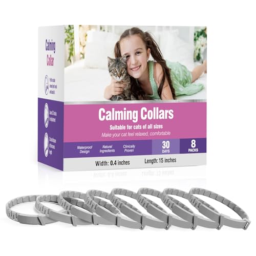 Calming Collar for Cats 8 PK Cat Stress and Anxiety