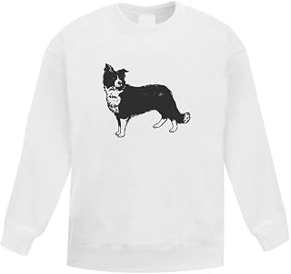 Azeeda 'Border Collie Sheepdog' Kid's Sweatshirt/Jumper (9-11 Years) (KW00027454)
